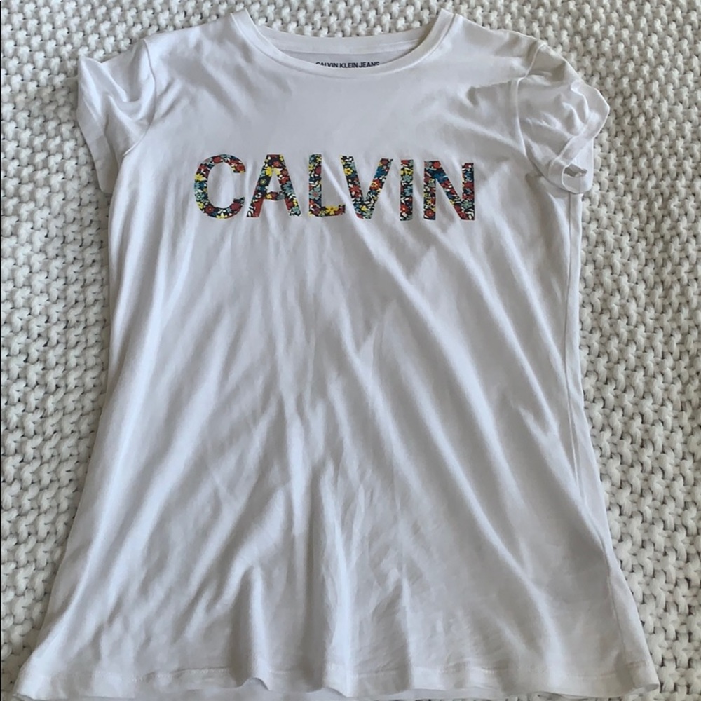 Calvin Klein floral shirt